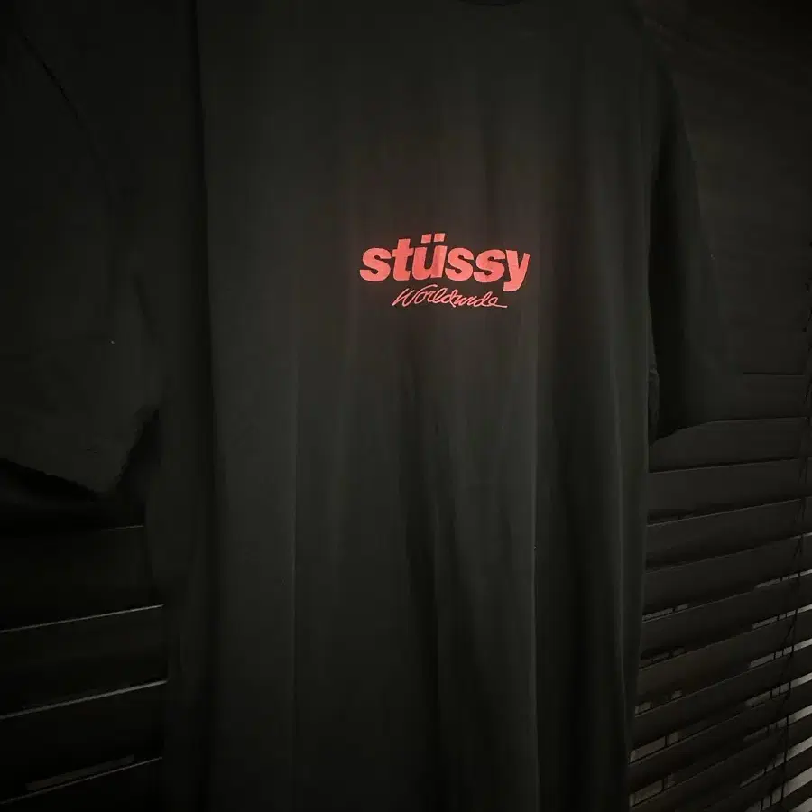 스투시 stussy 월즈투어 반팔