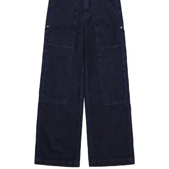 COSMOSS / DENIM CARPENTER PANTS (DEEP BL