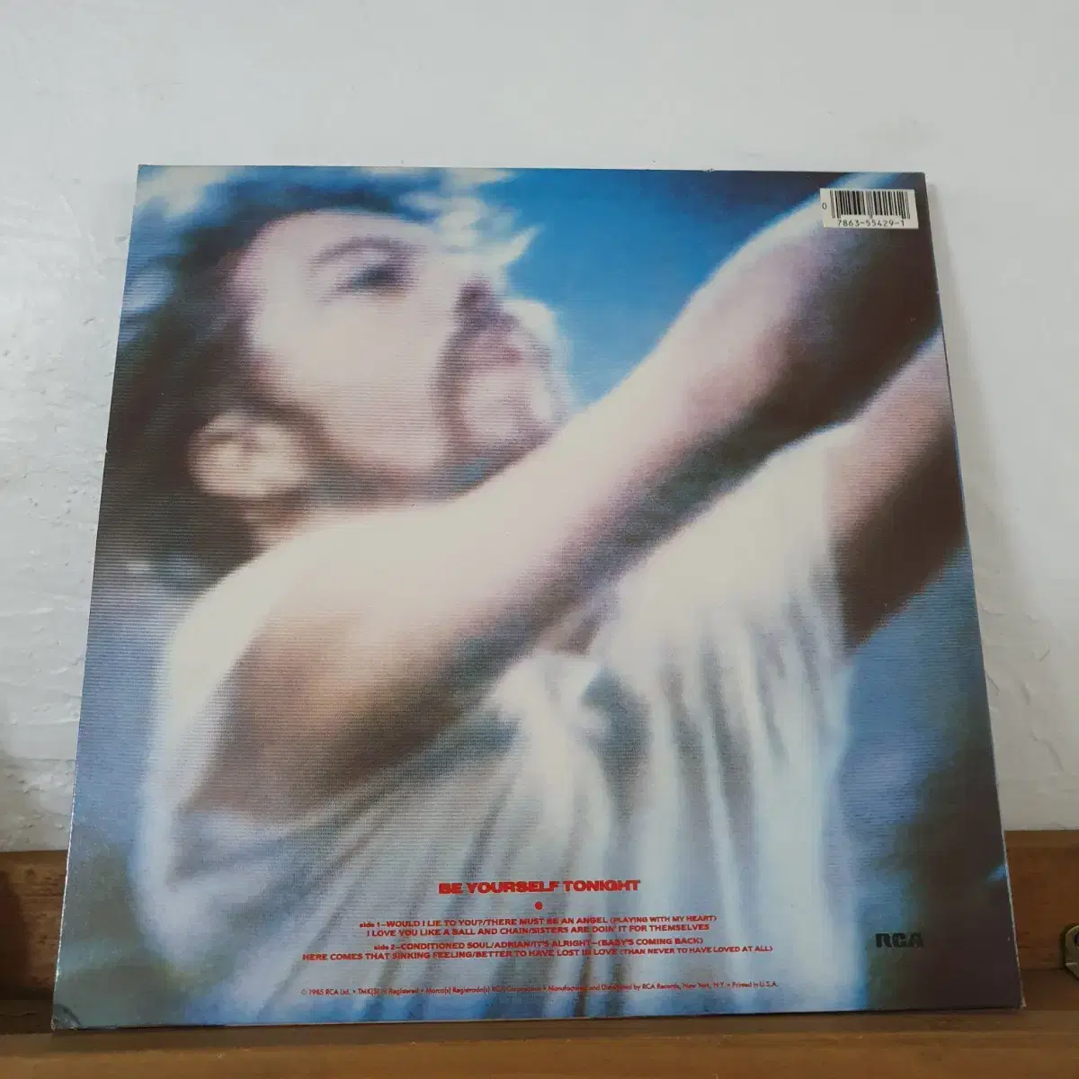 유리스믹스 EURYTHMICS LP  1985  미국원반