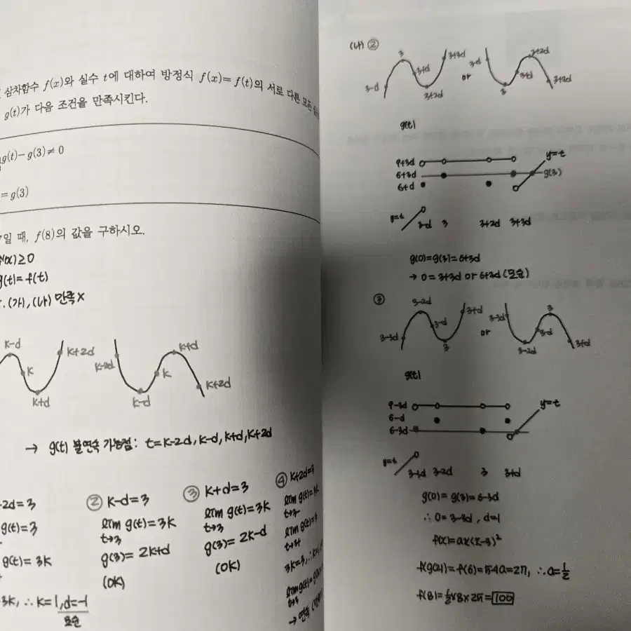 강대 백종석t 수2 N제, 주간지