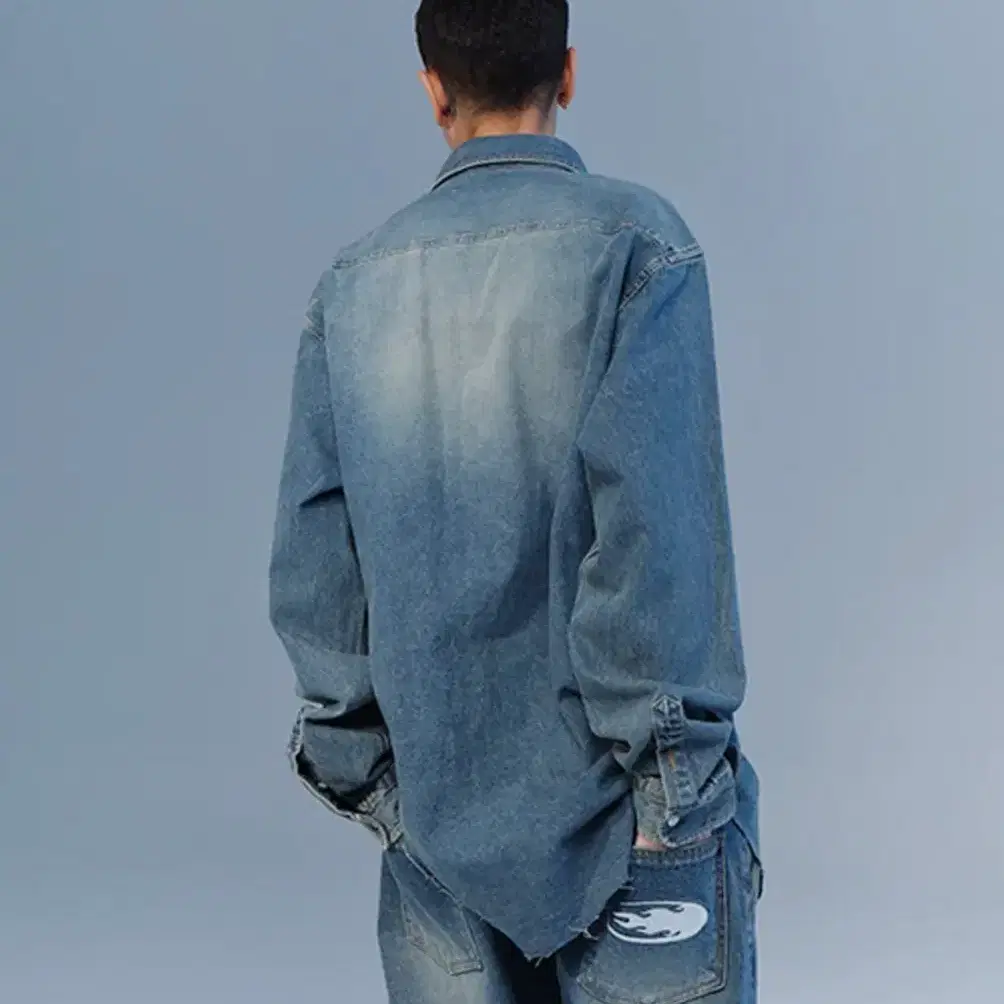 위캔더스 RACING DENIM SHIRT (DENIM) M