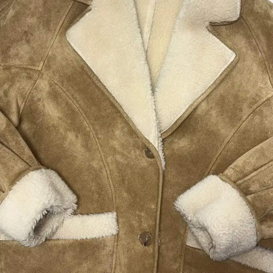 르 무스탕 자켓 shearling collar mustang jacket