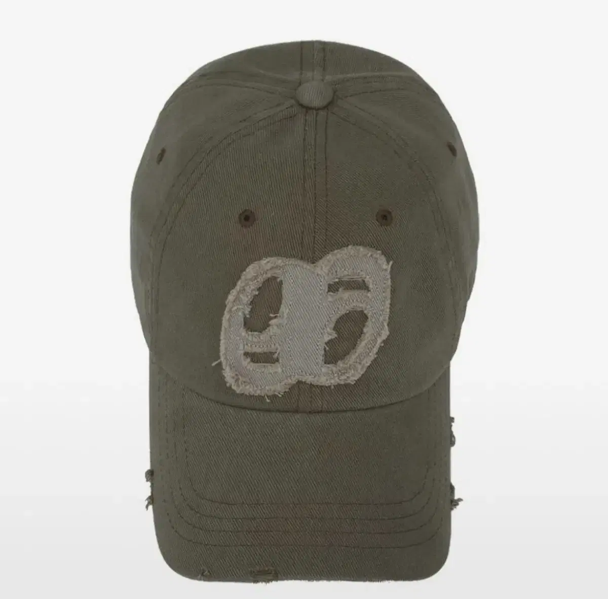 애즈온 patch ball cap /khaki