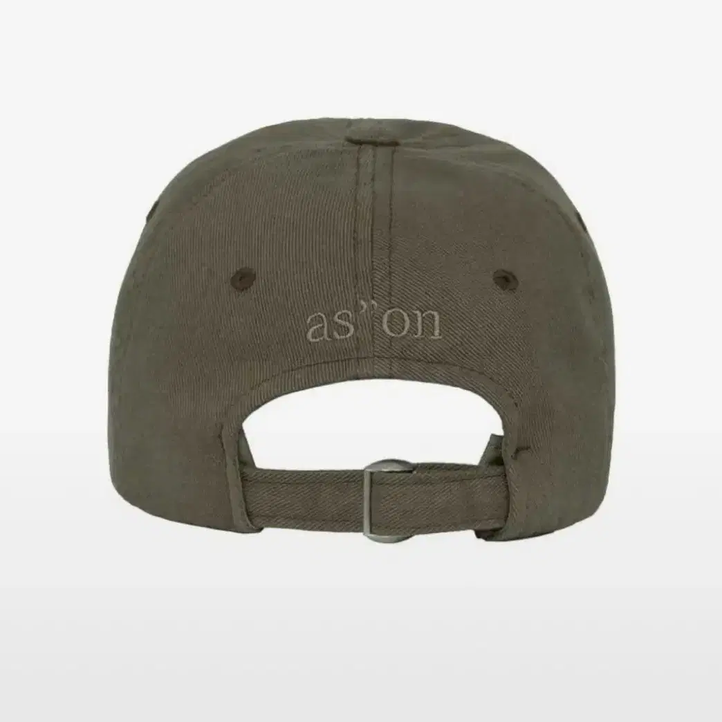 애즈온 patch ball cap /khaki