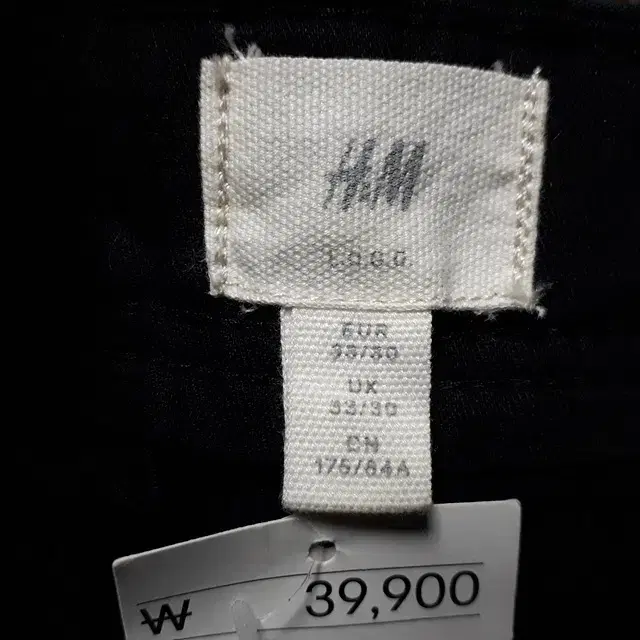 33/H&M 블랙 카고 팬츠/33-368