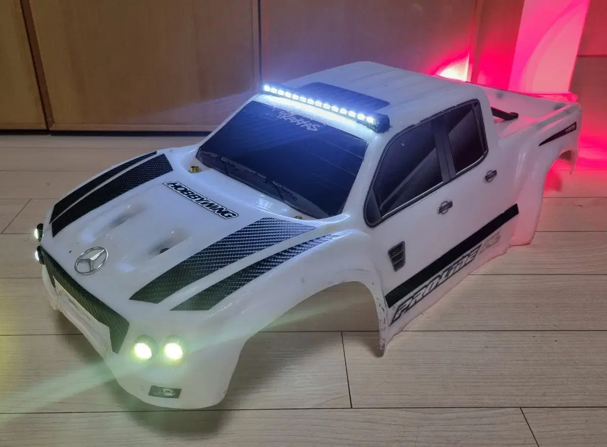 [RC Car] Full LED Armor Body for X-MAX Xmax Police Military