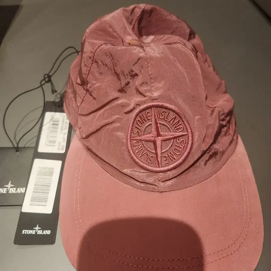 stone island 나일론 메탈 볼캡 로즈 골드 L