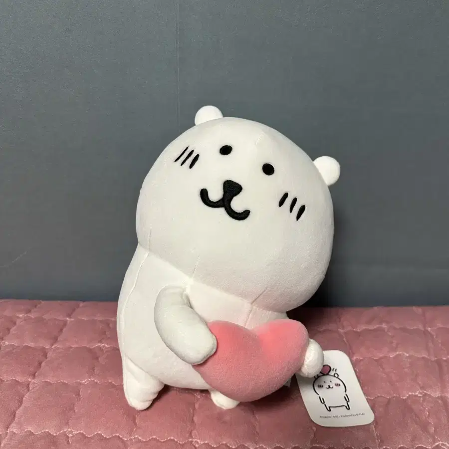 비플랏 하트 농담곰