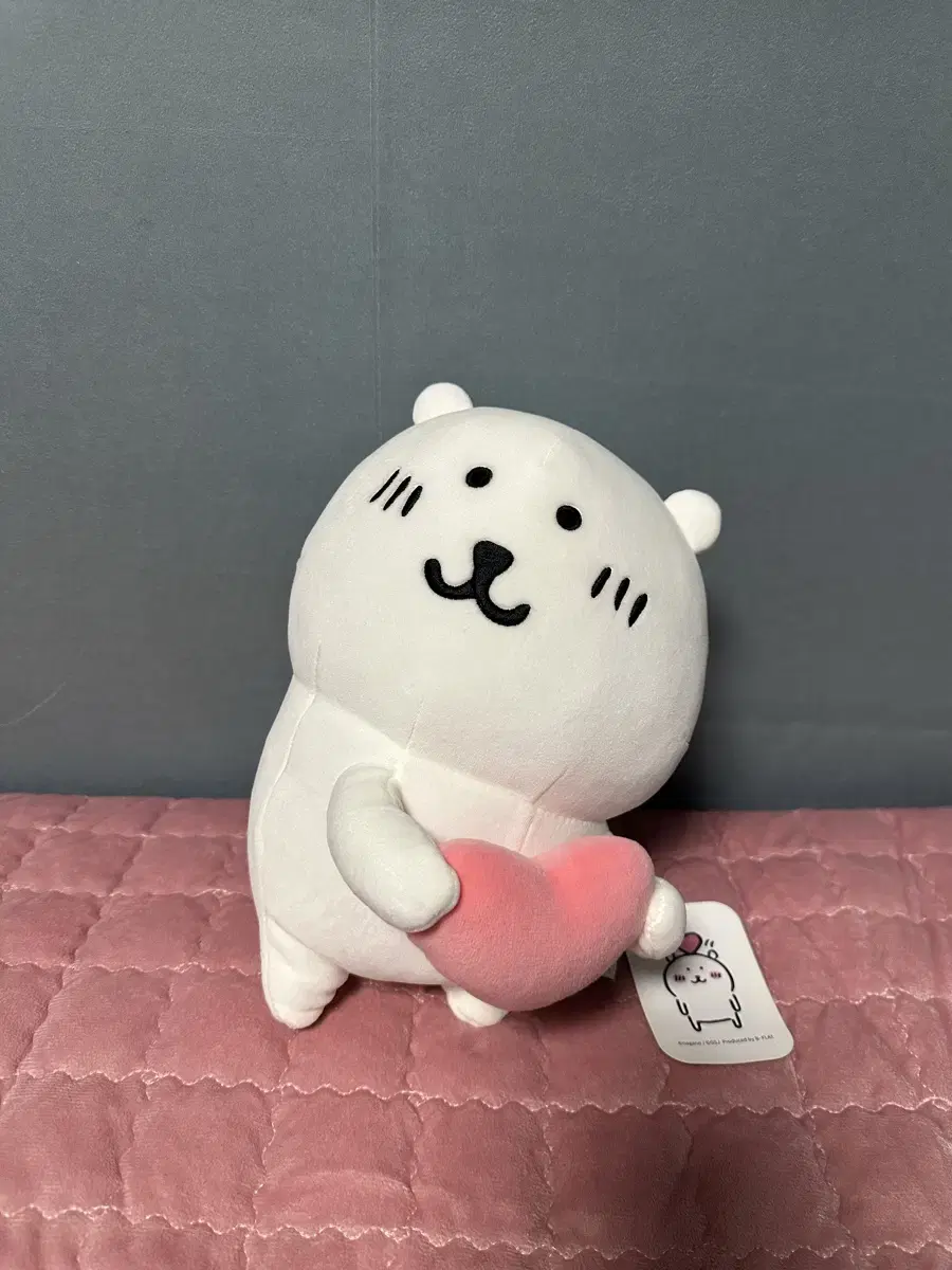 비플랏 하트 농담곰