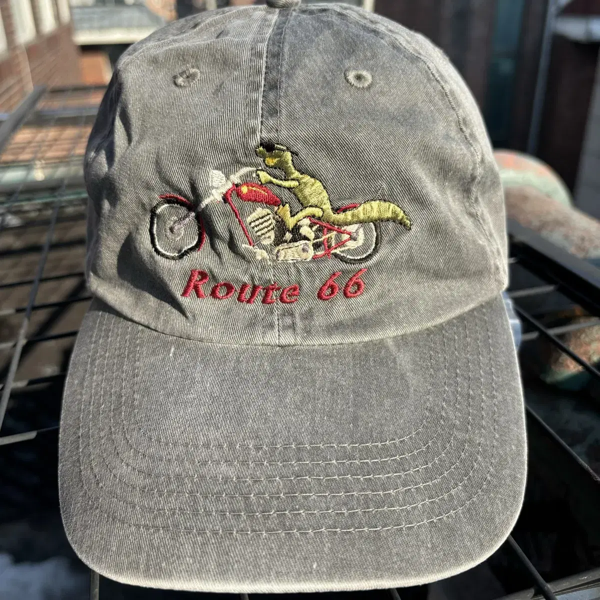 Vintage 빈티지 파렌하이트 헤어웨어 Route66 차콜 볼캡