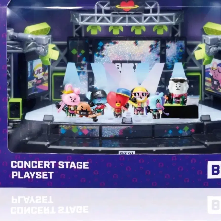 라인프렌즈 BT21 콘서트 스테이지 플레이세트 CONCERT STAGE