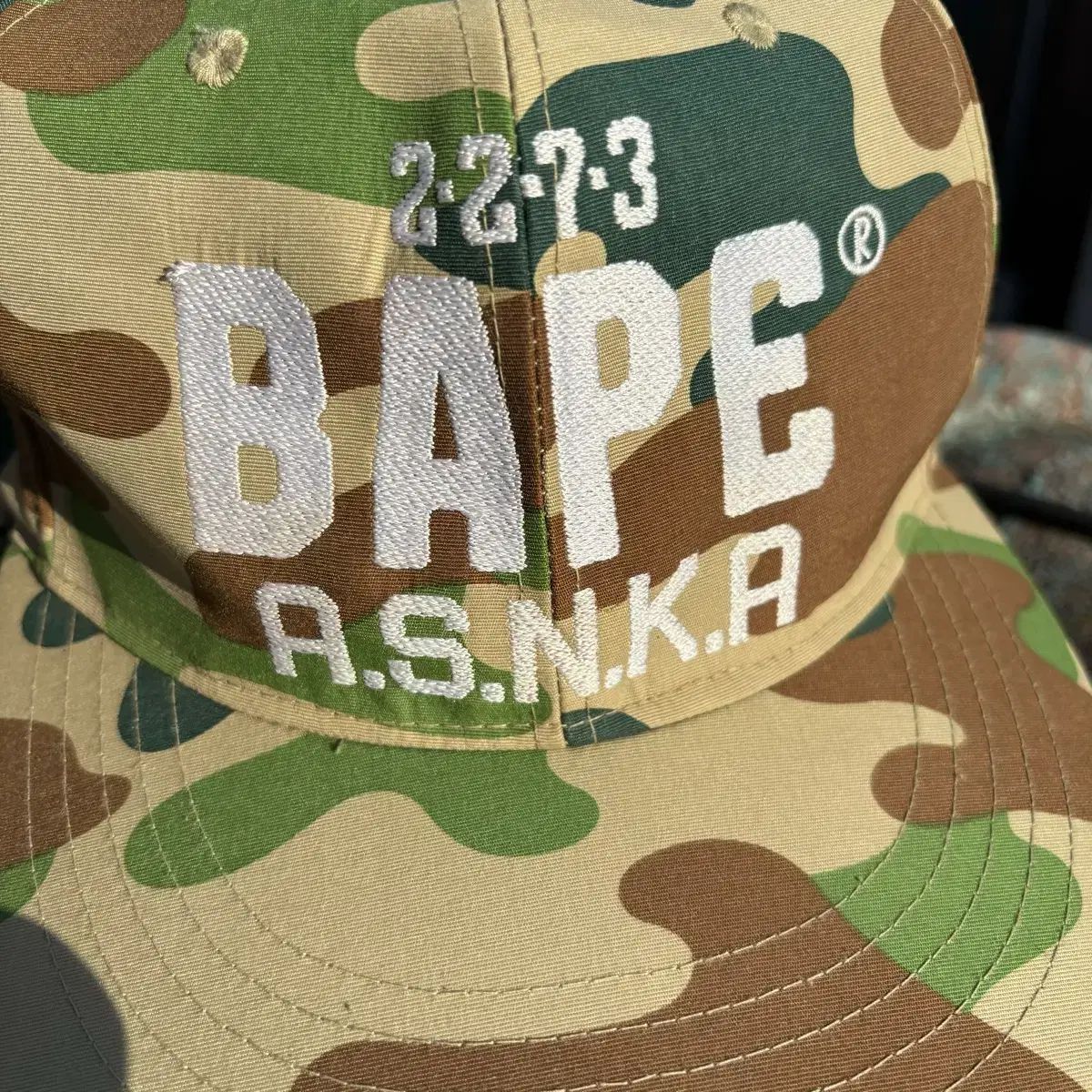 Bape 베이프 ASKNA 2273 카모 볼캡