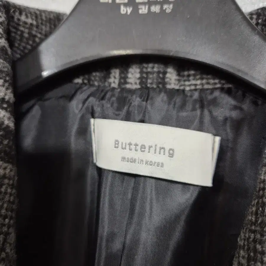 Buttering 모직 체크쟈켓 55~66