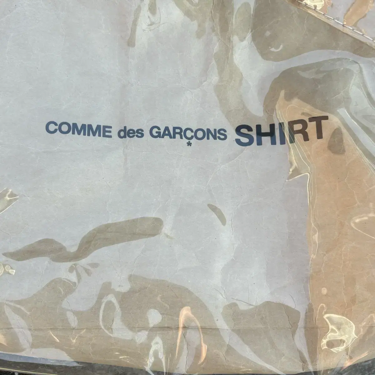 Comme des Garcons Shirt 꼼데가르송 PVC 투웨이 백