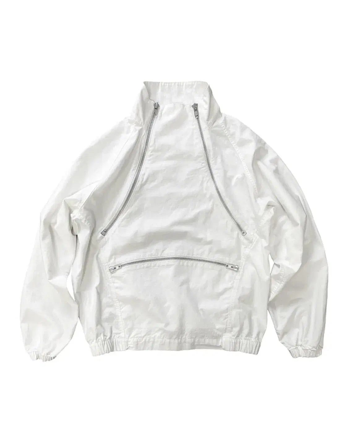 XL) ICETO 3ZIP ANORAK WHITE-3ZIP ANORAK WHITE