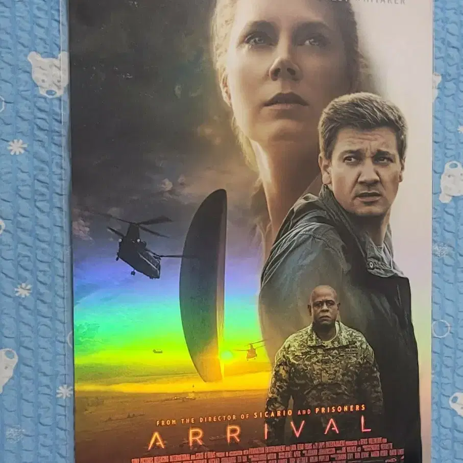 영화 컨택트 재개봉  포스터 a3 홀로그램 arrival