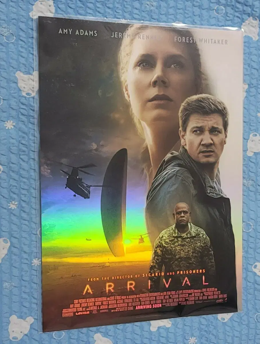 영화 컨택트 재개봉  포스터 a3 홀로그램 arrival