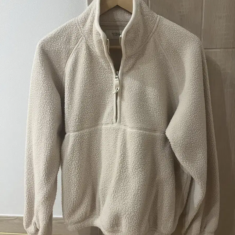 낫띵리튼 woolly fleece pullover 플리스 아이보리 무배