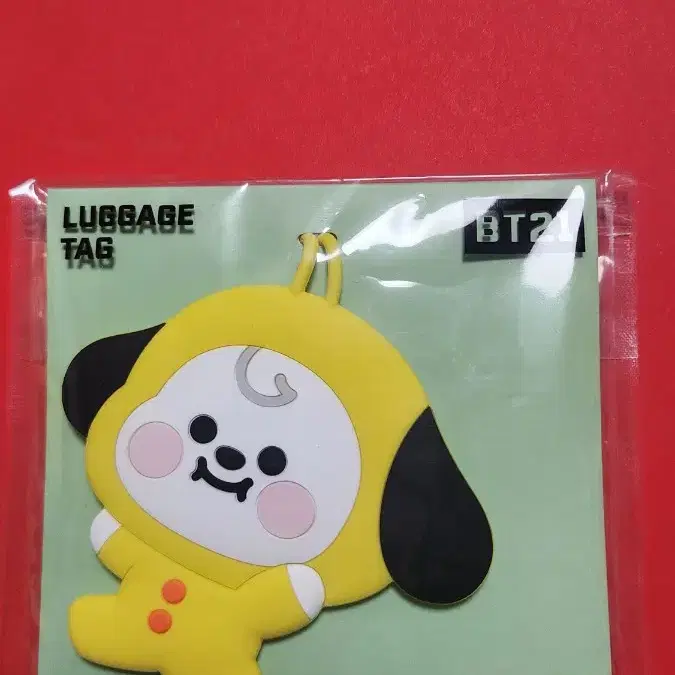 bt21 치미 실리콘 미니파우치, 치미 네임택 chimmy