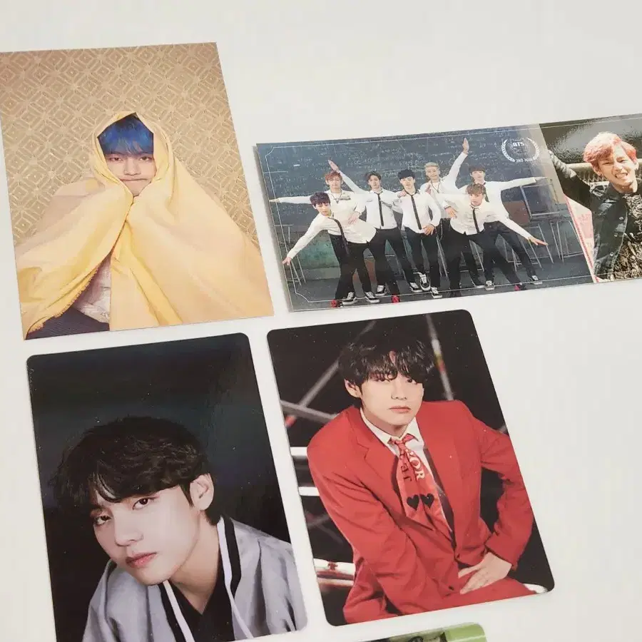 5장 방탄 태형 뷔 공식 포카 bts v photocards