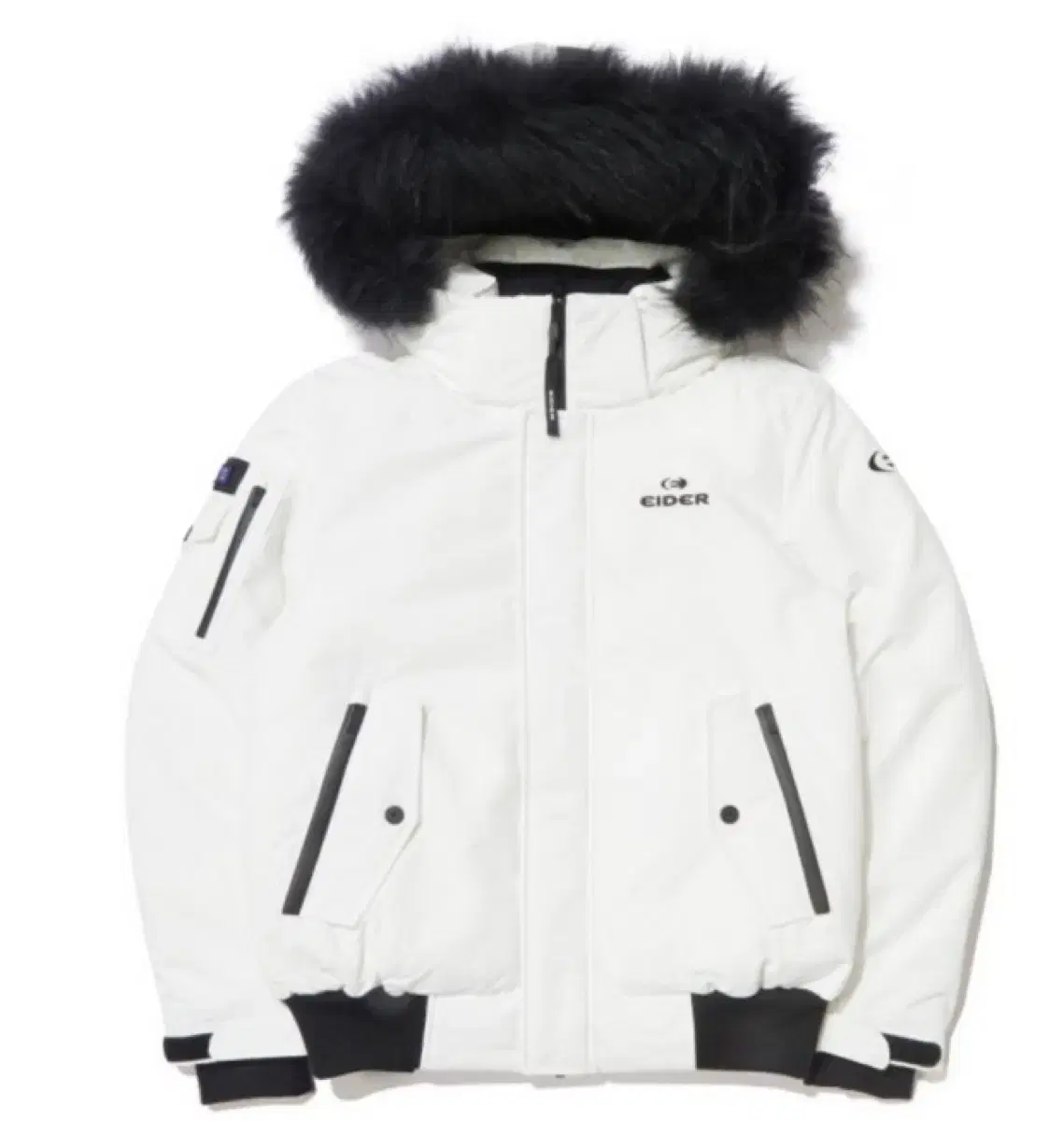 Eider Stuqui Padding White XS (Fur Black)