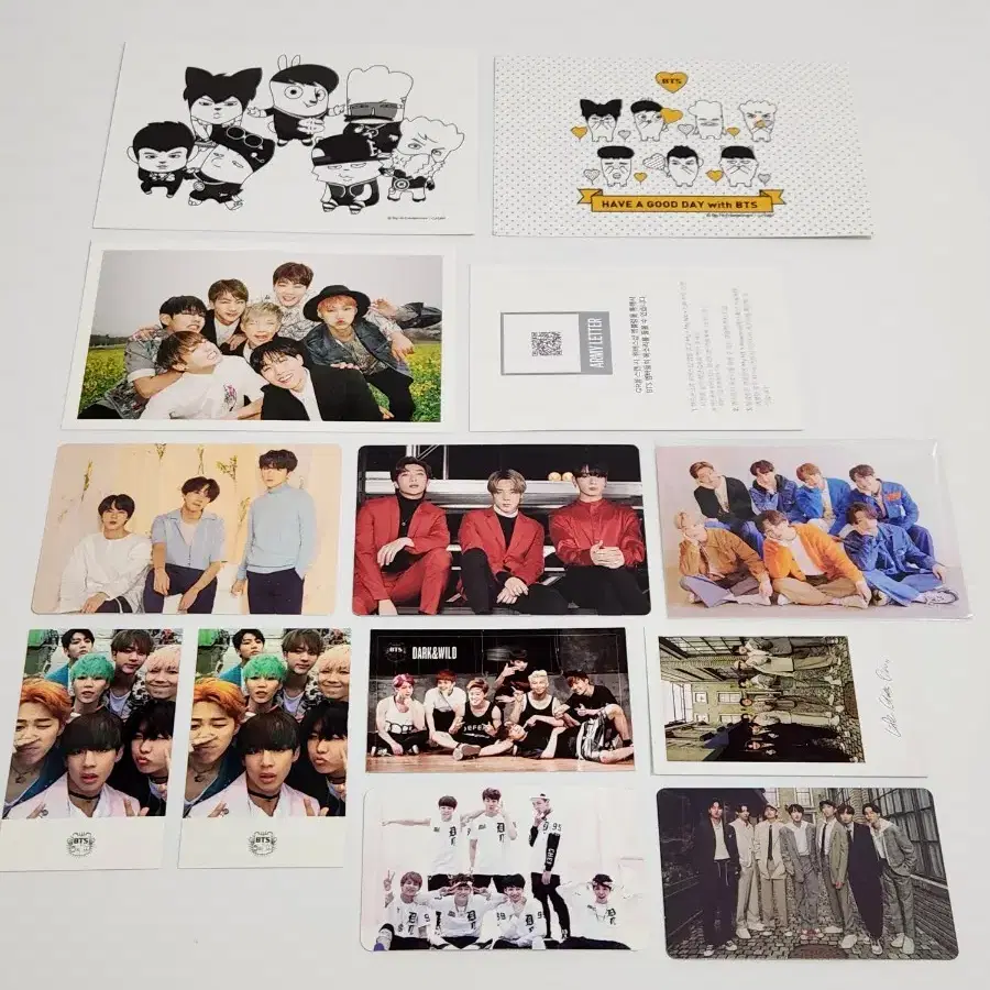 13장 방탄 단체 유닛 포카 bts group photocards