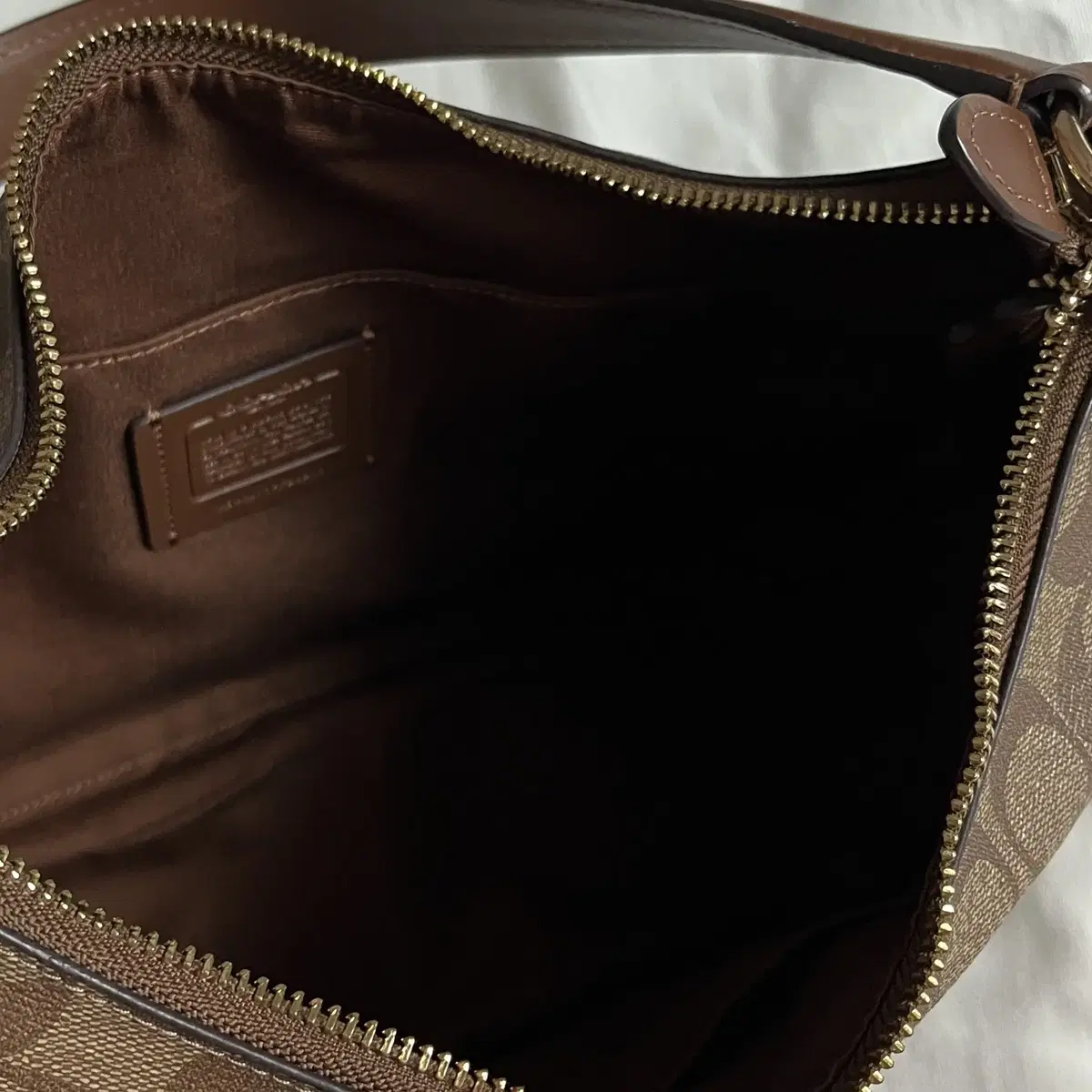 COACH 00's Signature Shoulder Hobo Bag