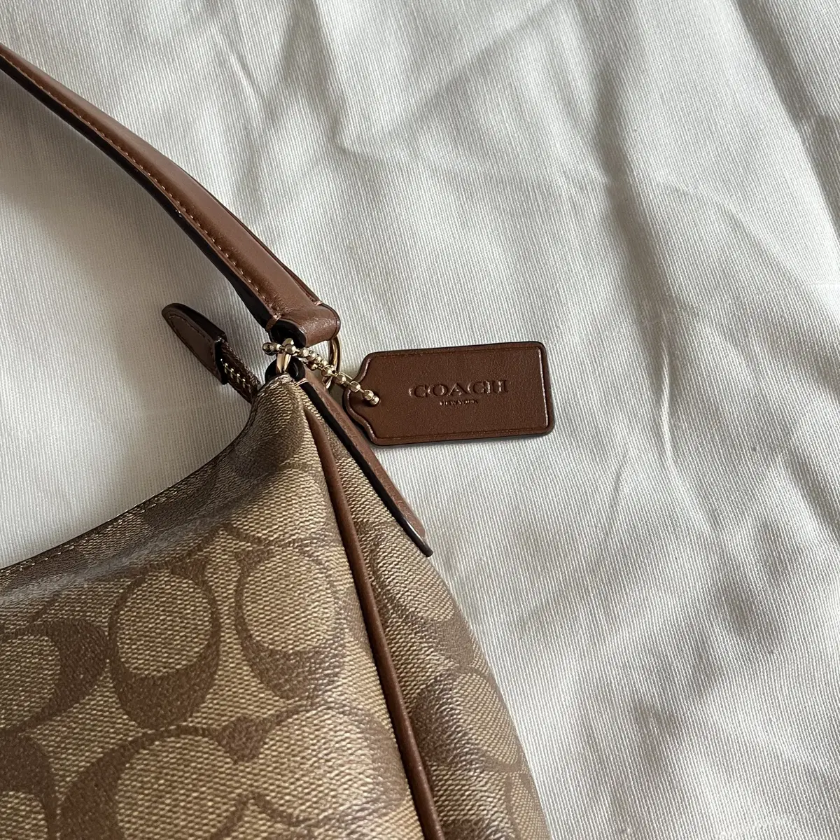 COACH 00's Signature Shoulder Hobo Bag