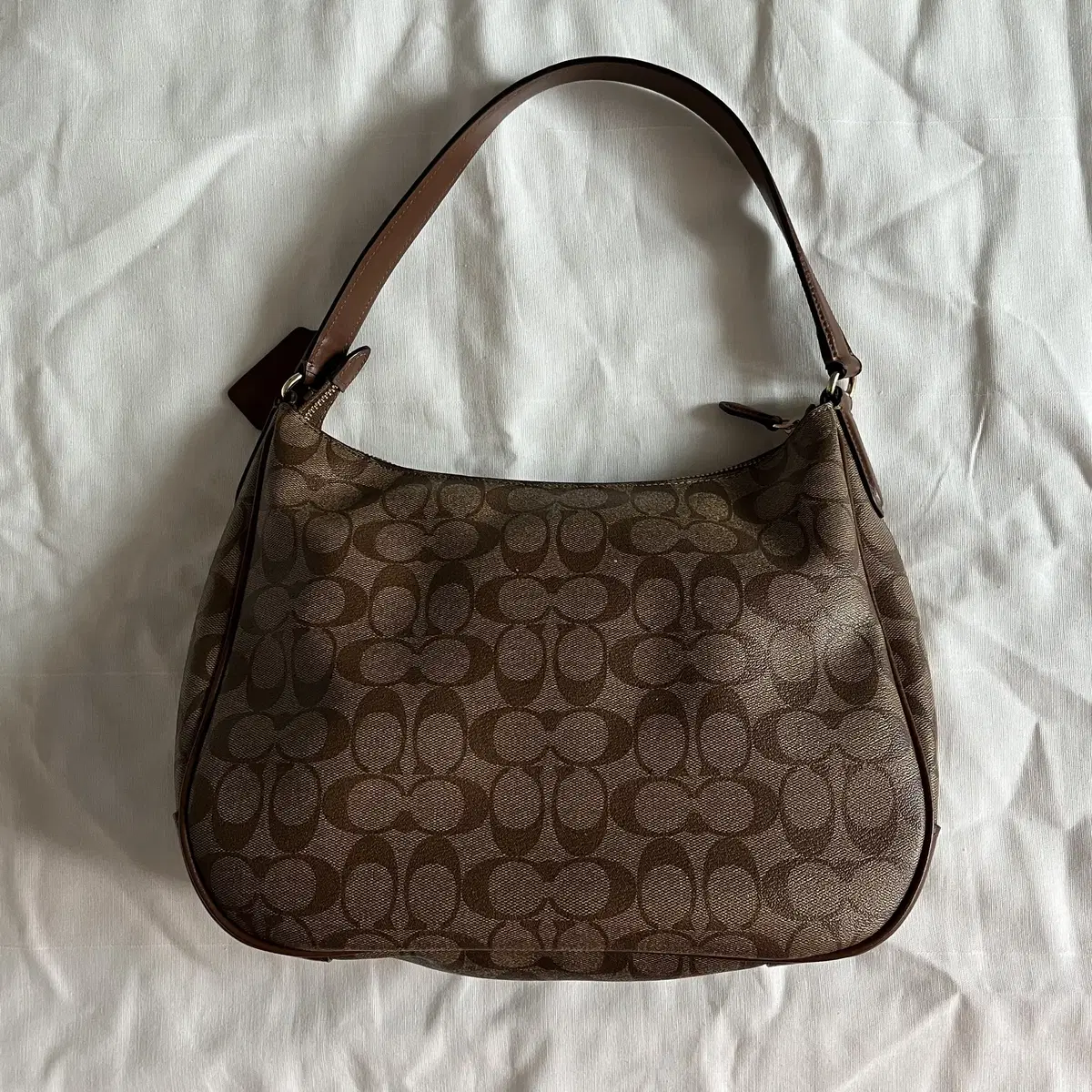 COACH 00's Signature Shoulder Hobo Bag