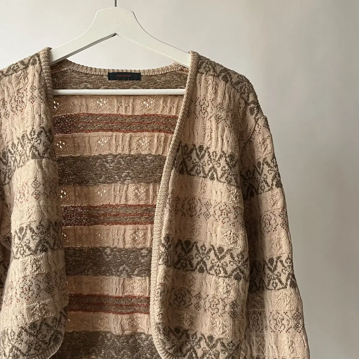 PORT BLAIR wool cardigan