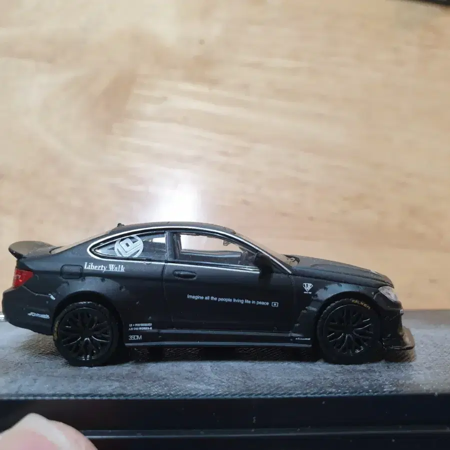 다이캐스트  kj  LBWK C63 무광블랙 1:64   1/64