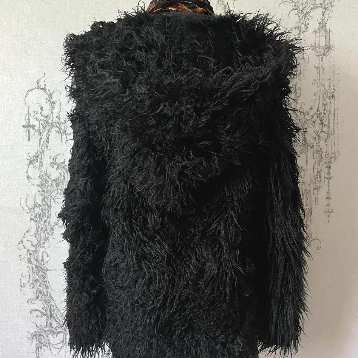 (semanticdesign) black fur jacket