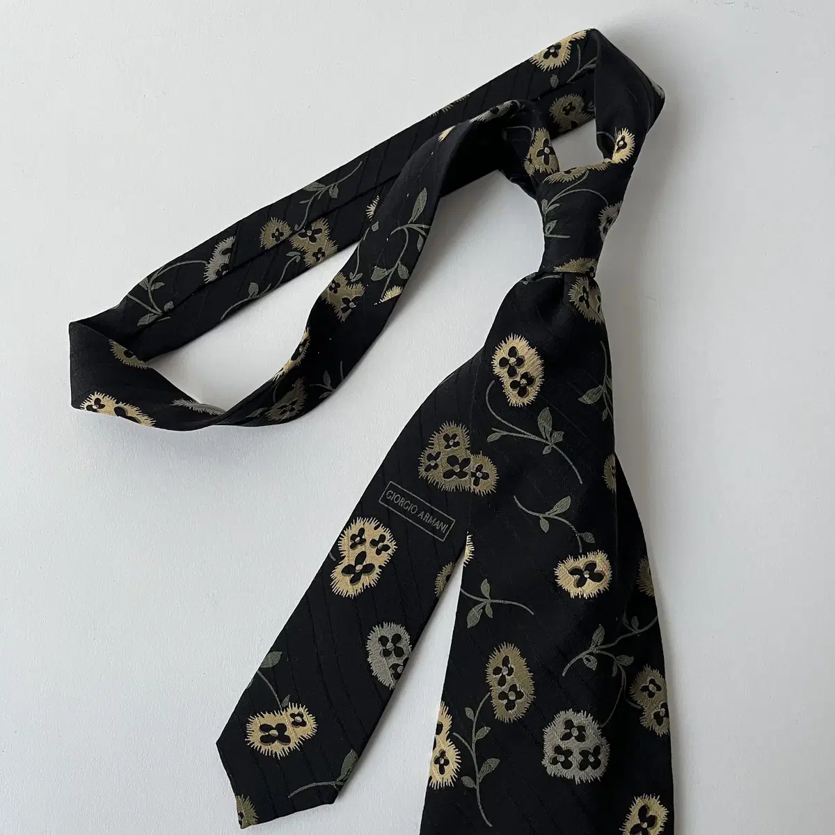 GIORGIO ARMANI 80's cravatte silk tie