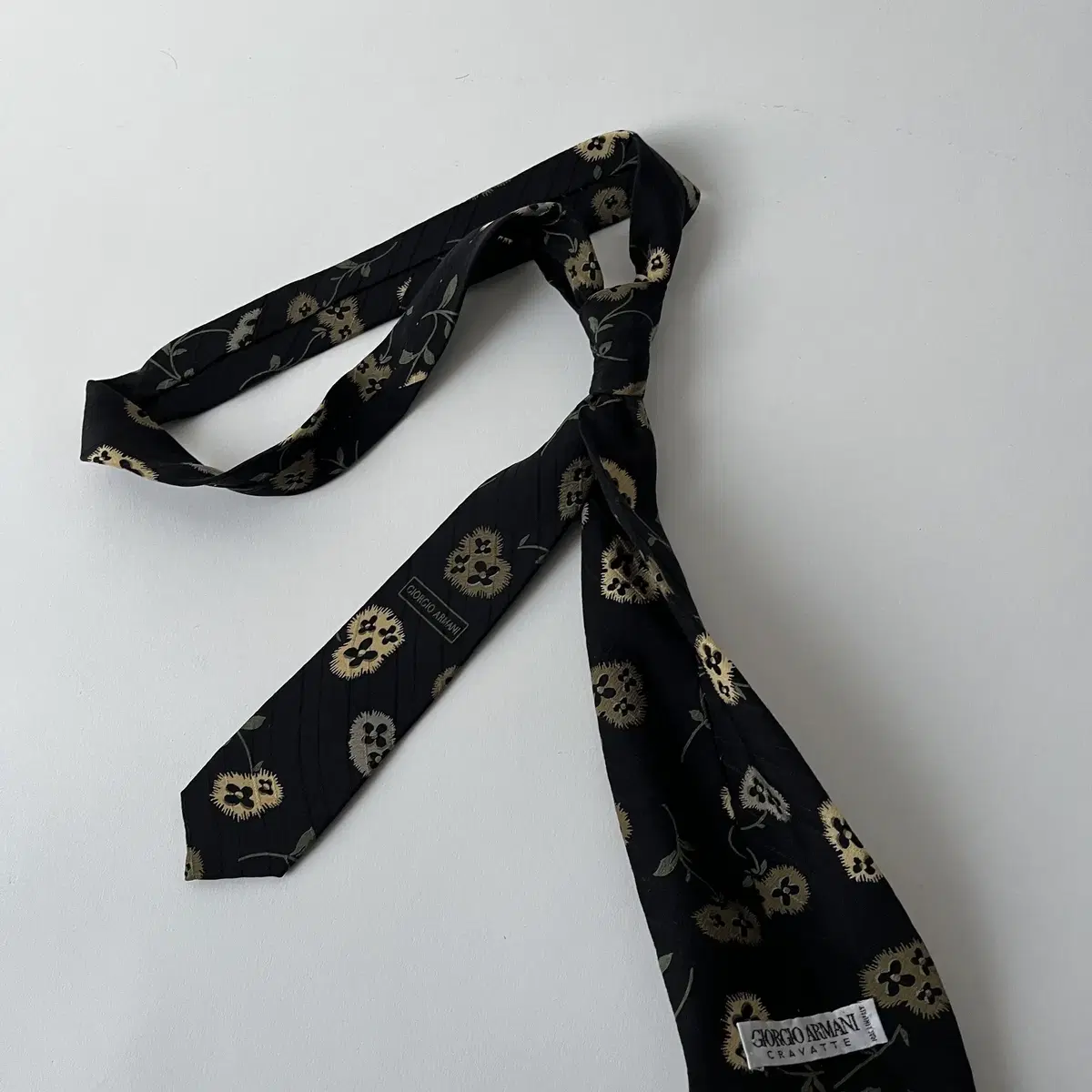 GIORGIO ARMANI 80's cravatte silk tie