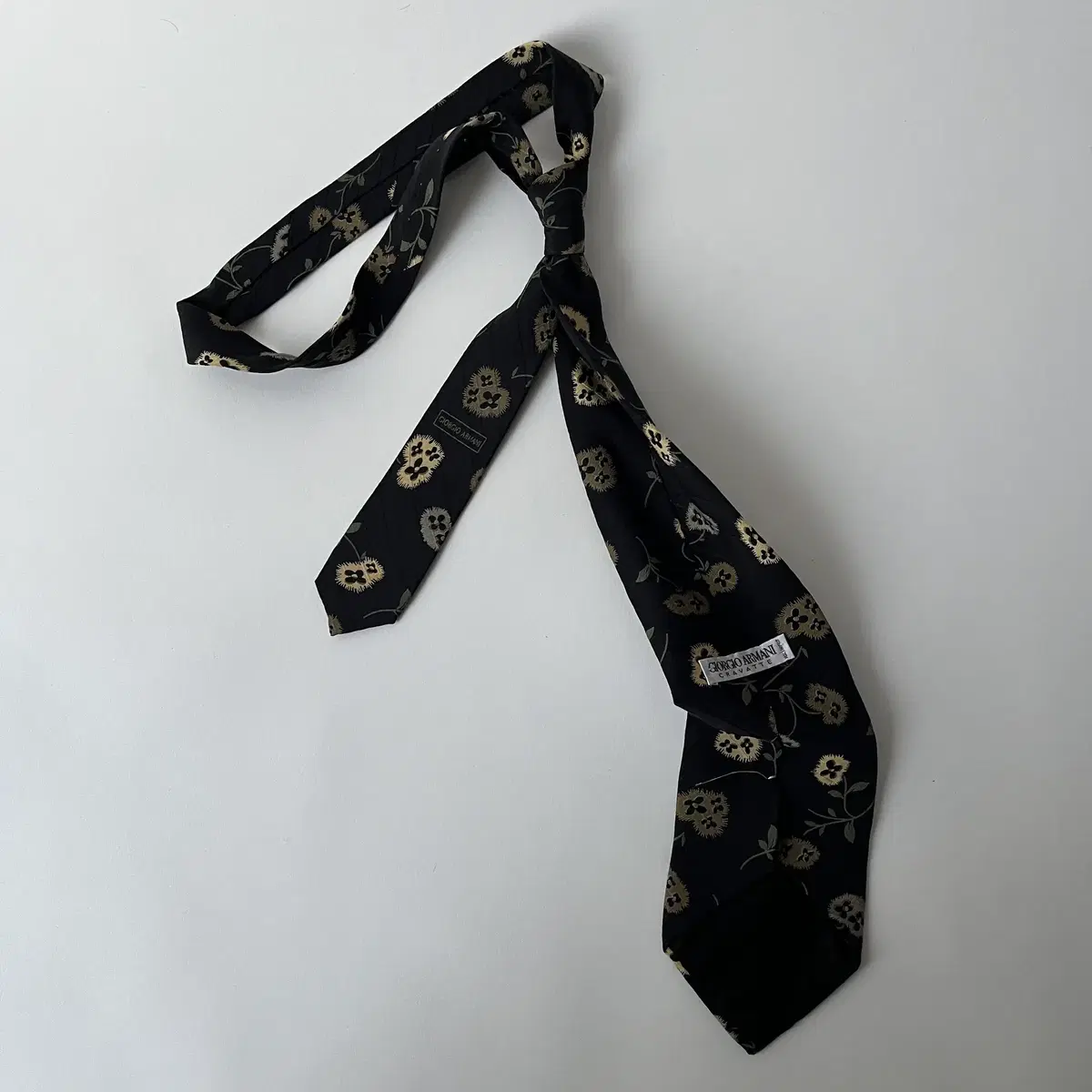 GIORGIO ARMANI 80's cravatte silk tie