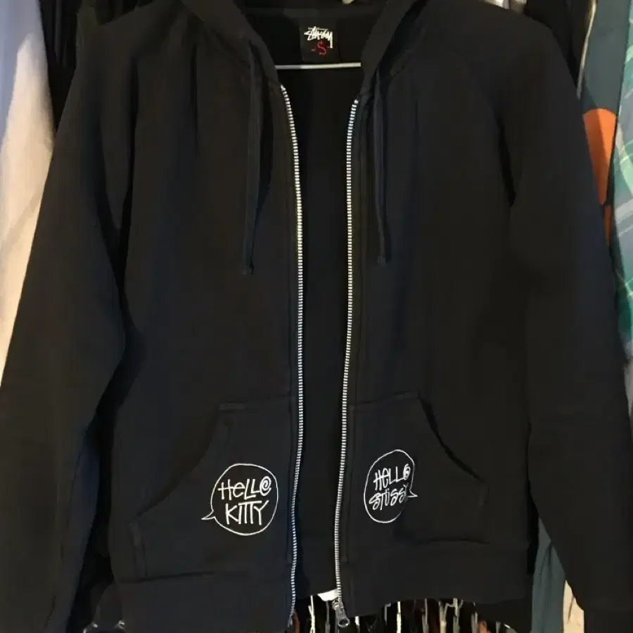 Stussy 스투시 헬로키티 콜라보 후드집업 S