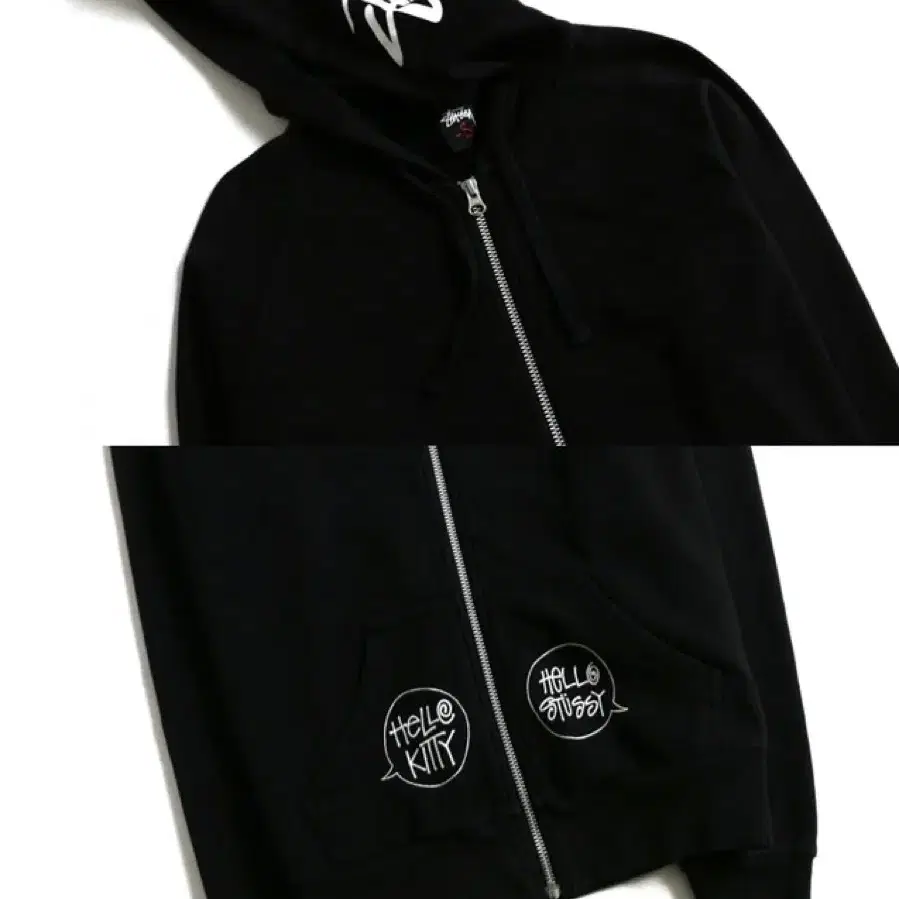 Stussy 스투시 헬로키티 콜라보 후드집업 S