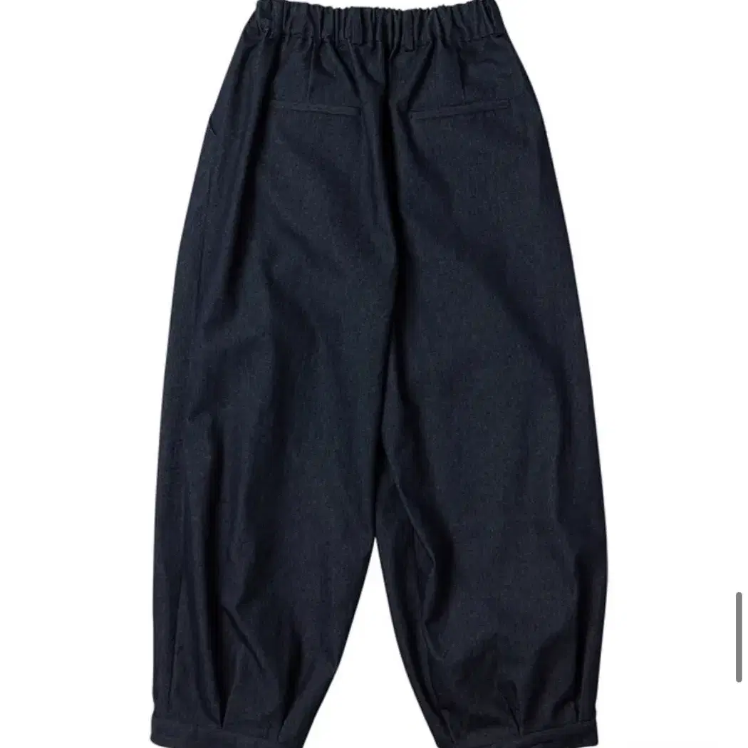 말렌unisex denim balloon pants black 2size