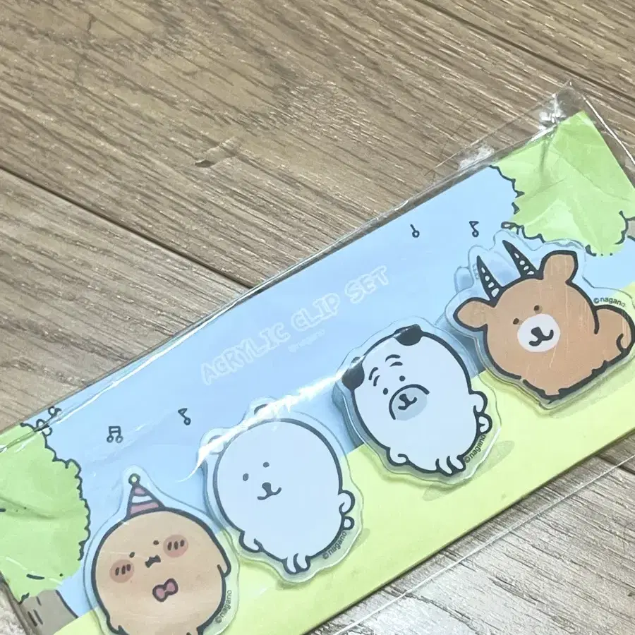 농담곰 아크릴 클립