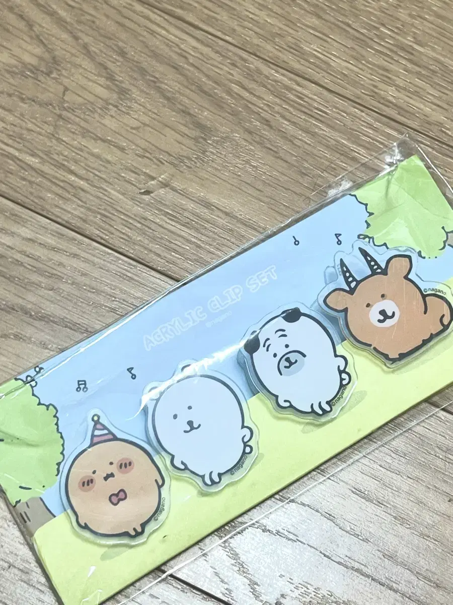 농담곰 아크릴 클립