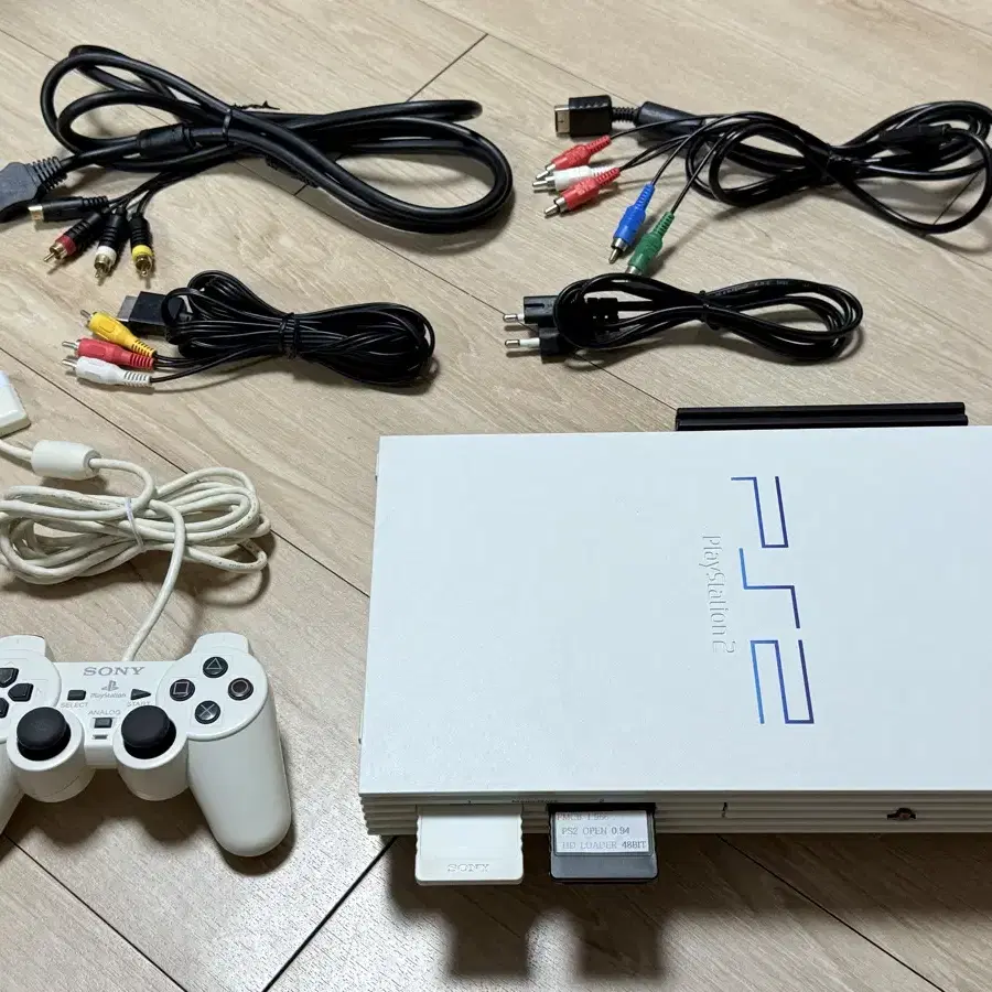 플스2 PS2 55005 정발 그란투리스모 화이트 버전 2TB 풀세트