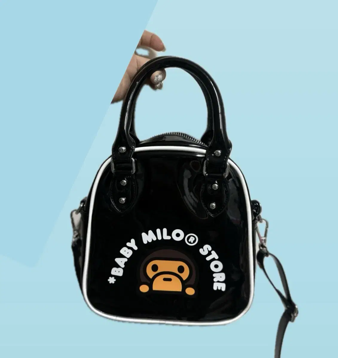 BAPE 베이비마일로 볼링백 크로스백