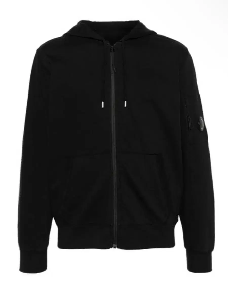 cpcompany cpcompany lens wappen hooded zip-up