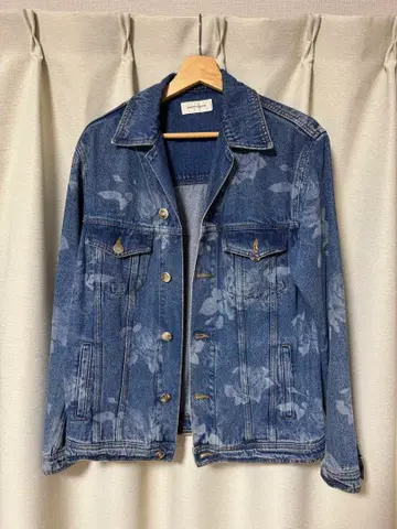 ERNEST W. BAKER 22SS DENIM JACKET FLORAL