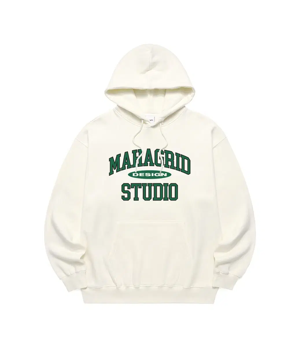 마하그리드 컬리지 로고 후드티 논기모 COLLEGE LOGO HOODIE