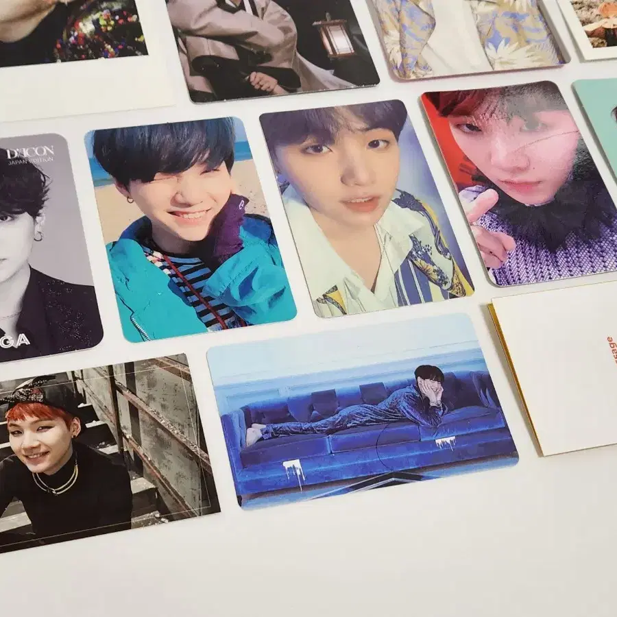 12장 방탄 슈가 윤기 공식 포카 bts suga photocards