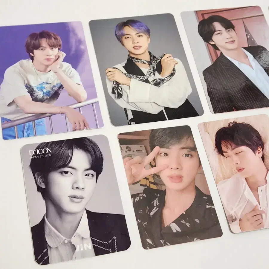 9장 방탄 석진 공식 포카 bts jin photocards