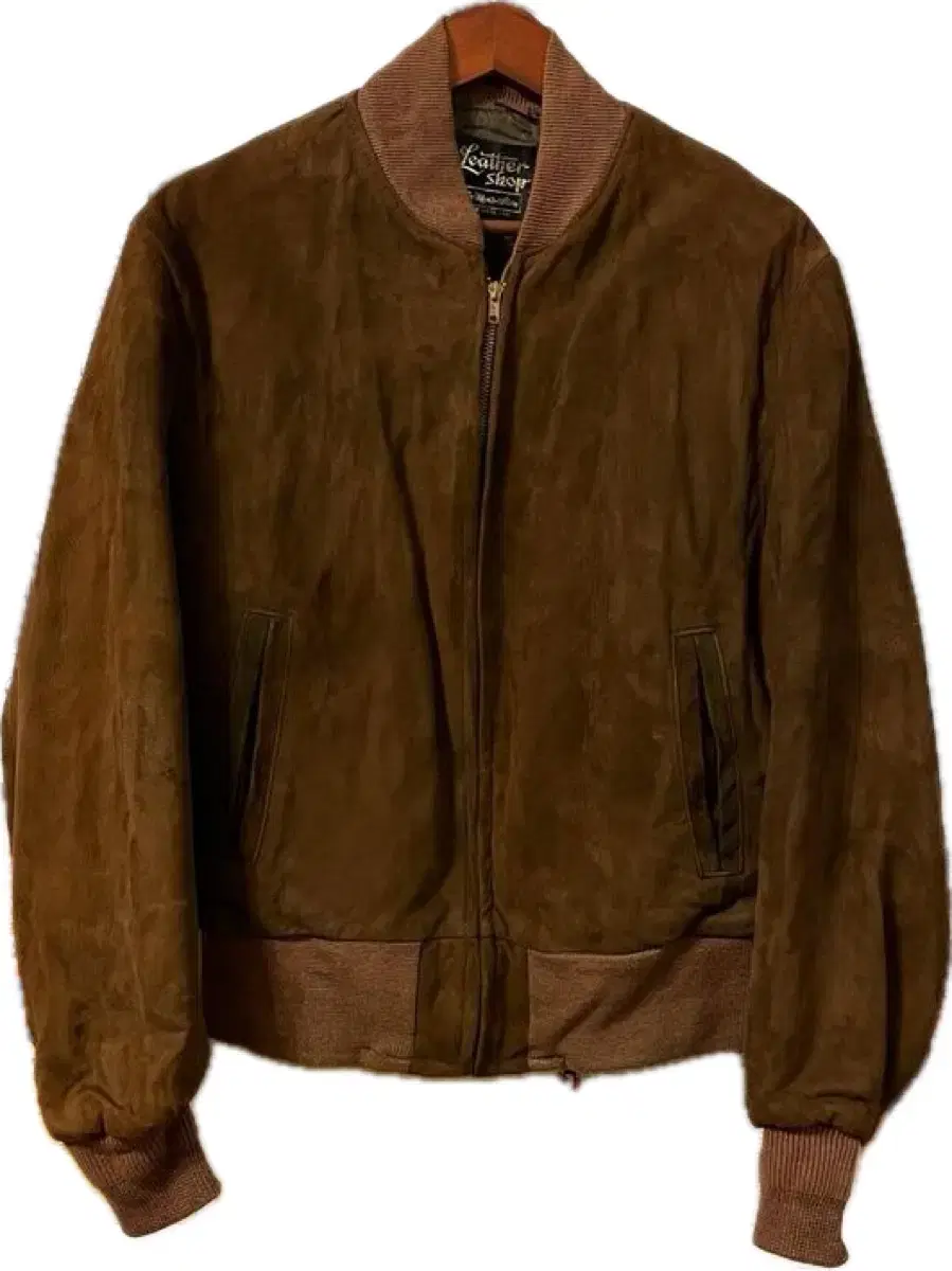 Brown Suede Leather Jacket