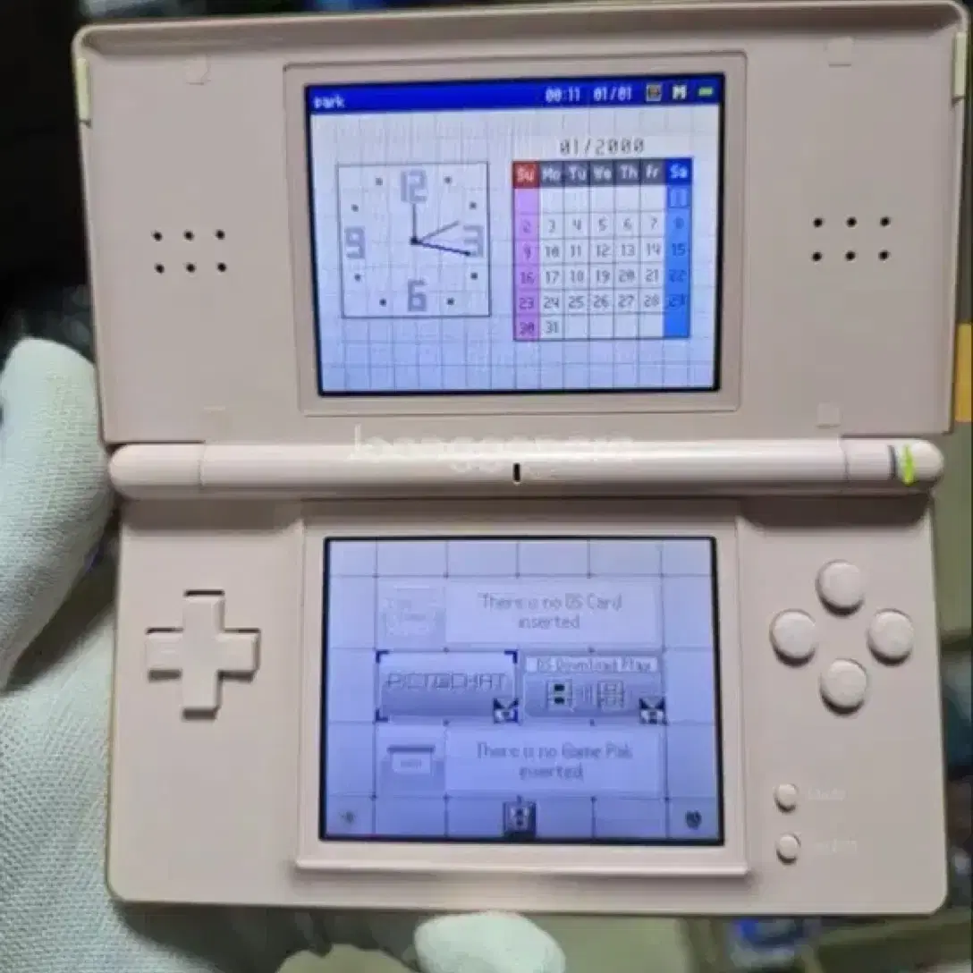 닌텐도 ds lite 핑크 + 게임칩