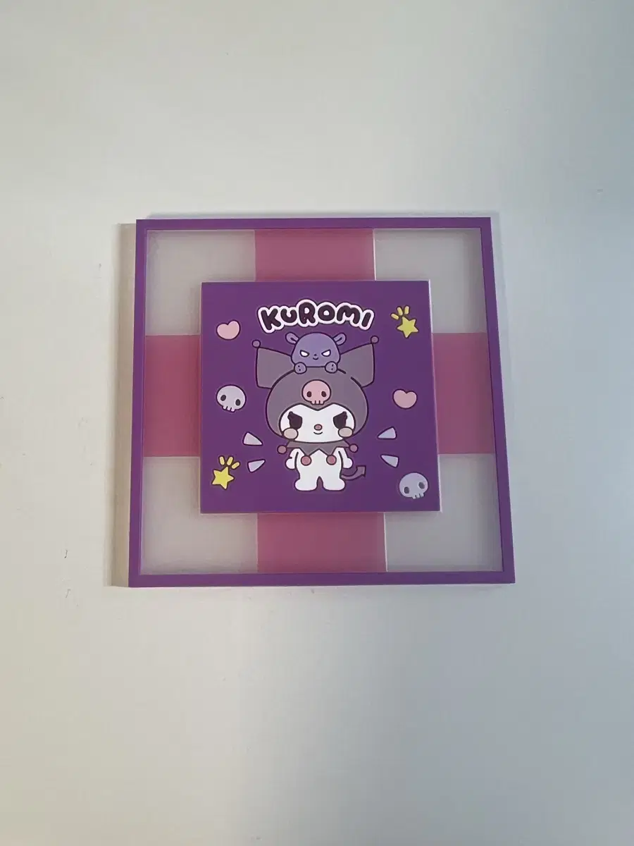 Sanrio Kuromi Clear Square Coaster Unsealed Sell